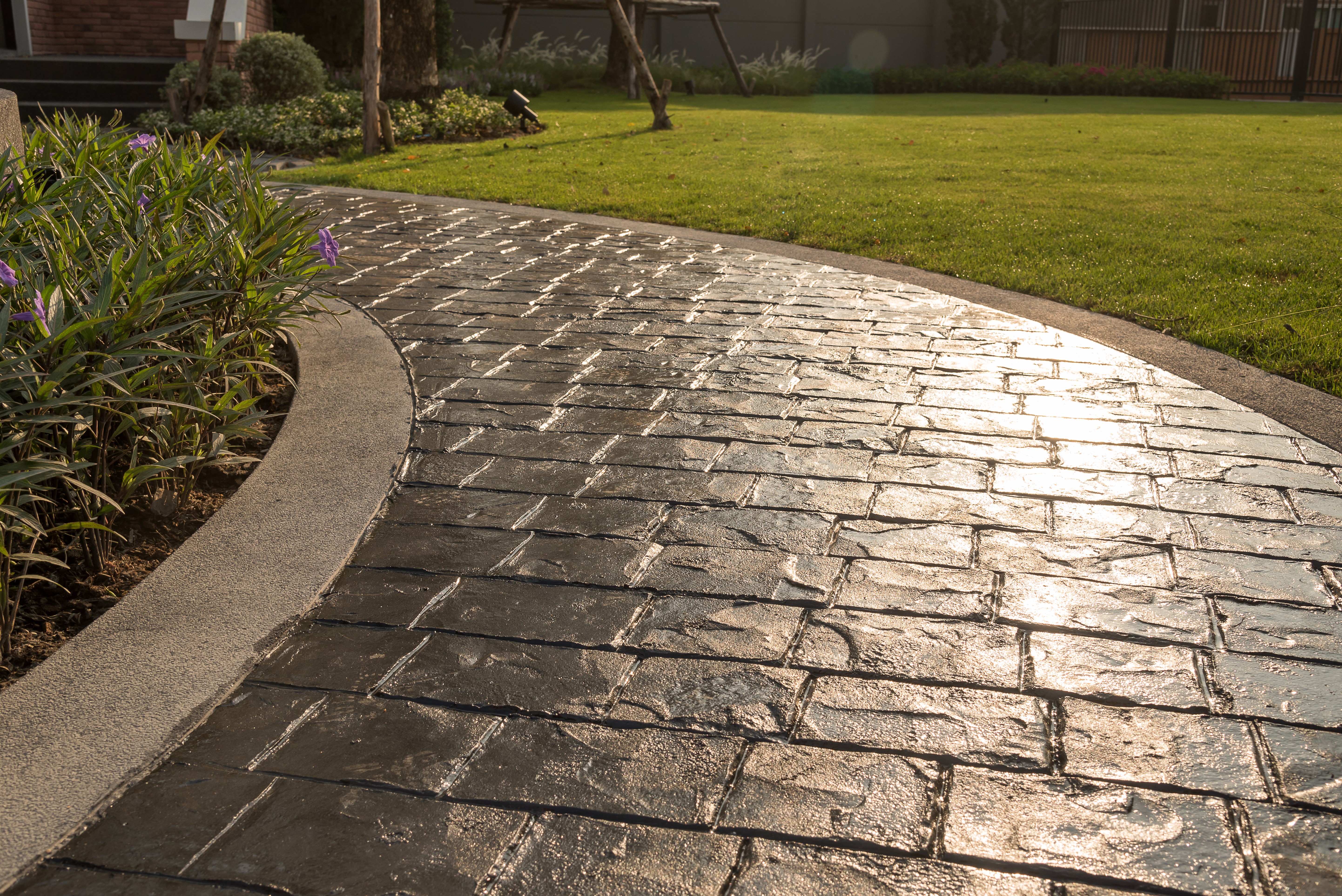 Stamped Concrete concrete installation in Nashville